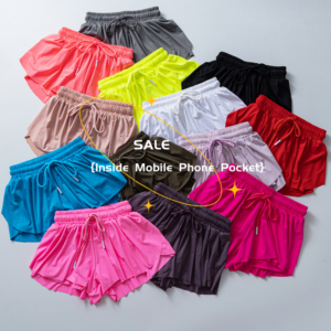 Women's Gym Sports Lining Loose Shorts